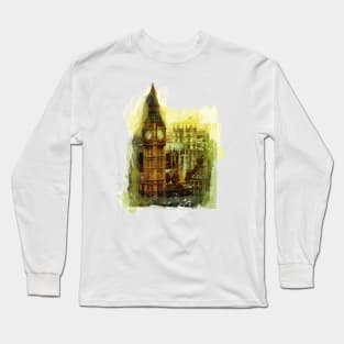 London Big Ben #london art Long Sleeve T-Shirt